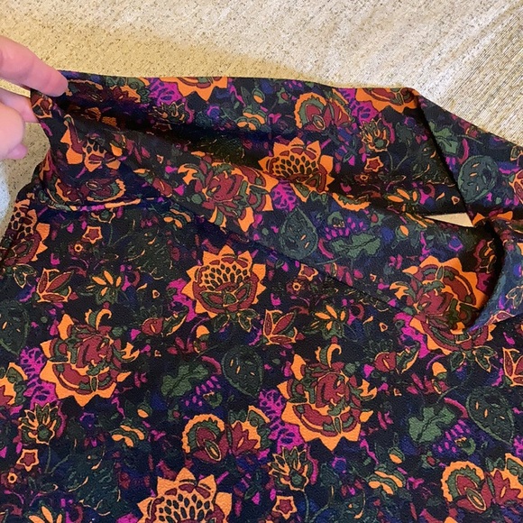 LulaRoe Fall Patterned Pencil Skirt, Size XL - Picture 5 of 5